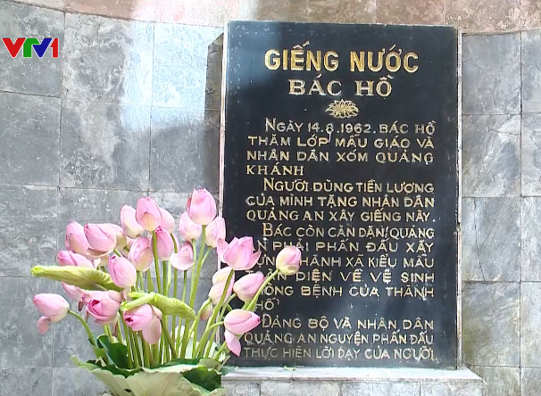 Giếng nước Bác Hồ - Tình cảm của Người dành cho nhân dân Quảng An - Ảnh 1.