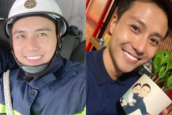 Nh&igrave;n những h&igrave;nh ảnh n&agrave;y mới thấy Mạnh Qu&acirc;n v&agrave; Thanh Sơn giống nhau y hệt - Ảnh 4.