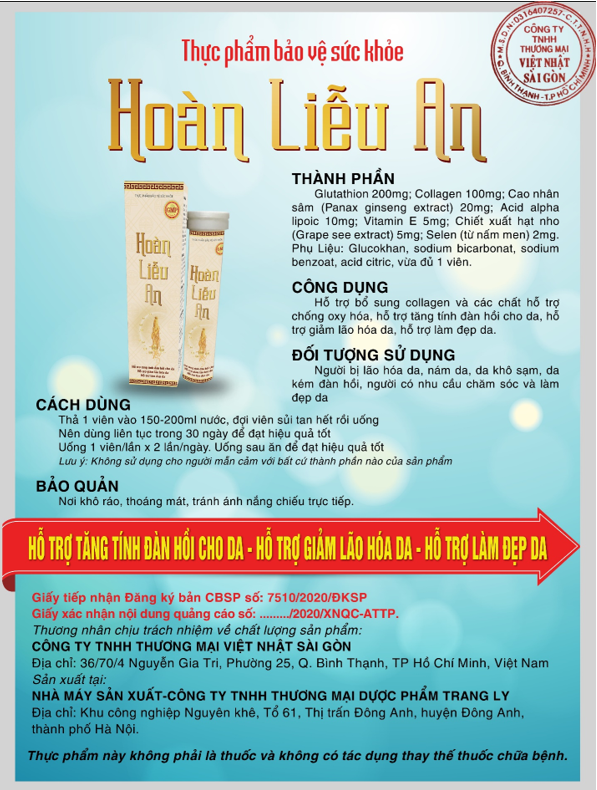 Viên sủi Hoàn Liễu An: kết hợp hoàn hảo giữa Collagen tươi hòa tan và Nhân sâm hảo hạng - Ảnh 3.