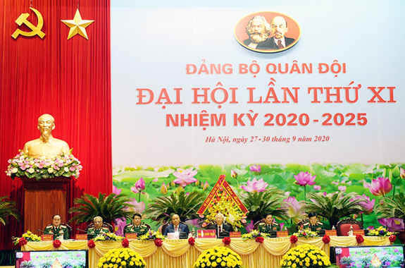 Khai mạc Đại hội đại biểu Đảng bộ Quân đội lần thứ XI, nhiệm kỳ 2020-2025 - Ảnh 2.