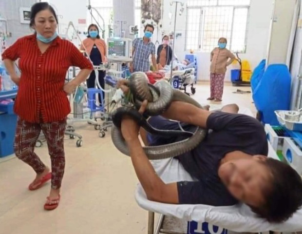 Vợ chồng bệnh nhân bị rắn hổ chúa cắn tặng 80 triệu đồng cho một bệnh nhân khác - Ảnh 1. Vợ chồng bệnh nhân bị rắn hổ chúa cắn tặng 80 triệu đồng cho một bệnh nhân khác - Ảnh 1.