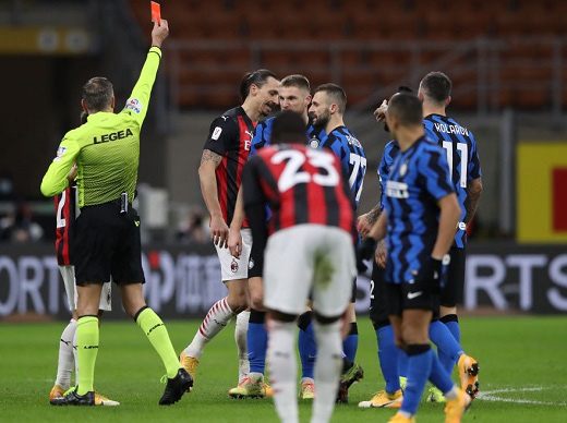 Inter Milan 2-1 AC Milan: Chiếc thẻ đỏ tai hại của Ibrahimovic - Ảnh 2.