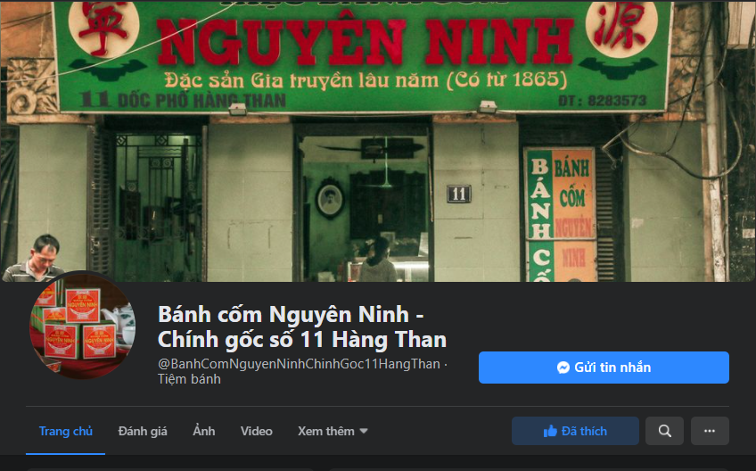 B&aacute;nh cốm Nguy&ecirc;n Ninh ch&iacute;nh gốc 11 H&agrave;ng Than - Ảnh 1.