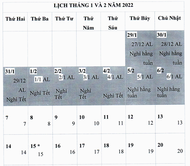 Đề xuất nghỉ Tết Nguyên đán 2022 trong 9 ngày - Ảnh 1.