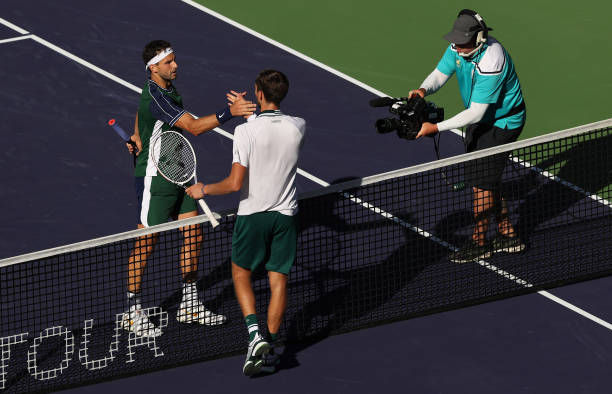 Indian Wells: Hạ Daniil Medvedev, Grigor Dimitrov giành quyền vào tứ kết - Ảnh 1.