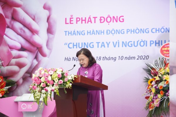 Lễ phát động Chương trình truyền thông và khám sàng lọc phát hiện sớm ung thư vú 2021 Chung tay vì người phụ nữ tôi yêu - Ảnh 2.