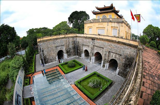 
Part of the Imperial Citadel of Thang Long, a world heritage site in Hanoi (Photo: VNA)
