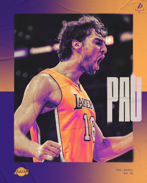 Los Angeles Lakers tôn vinh Pau Gasol - Ảnh 1.