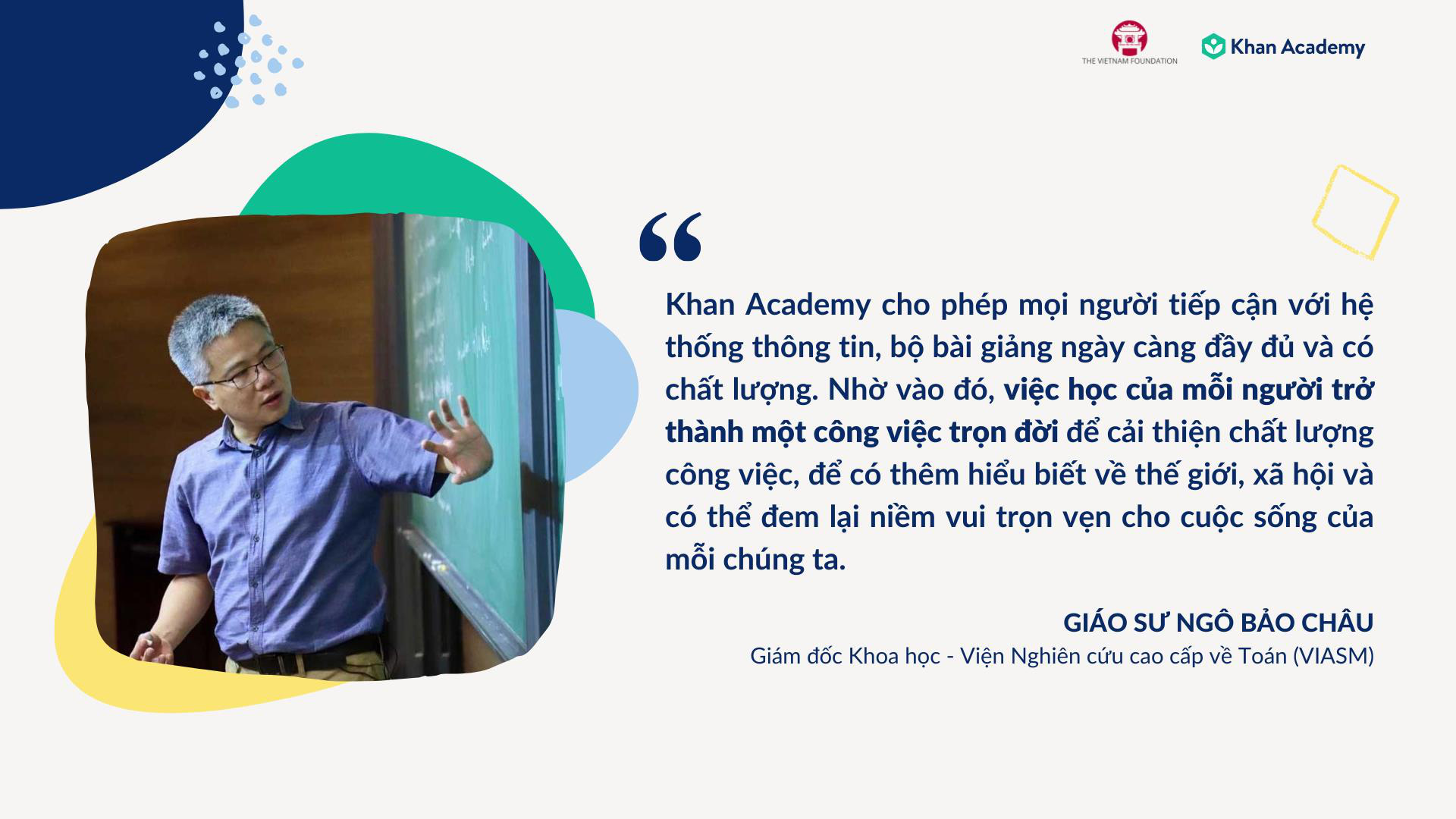 Nền tảng học trực tuyến miễn phí Khan Academy ra mắt phiên bản tiếng Việt - Ảnh 1. Nền tảng học trực tuyến miễn phí Khan Academy ra mắt phiên bản tiếng Việt - Ảnh 1.