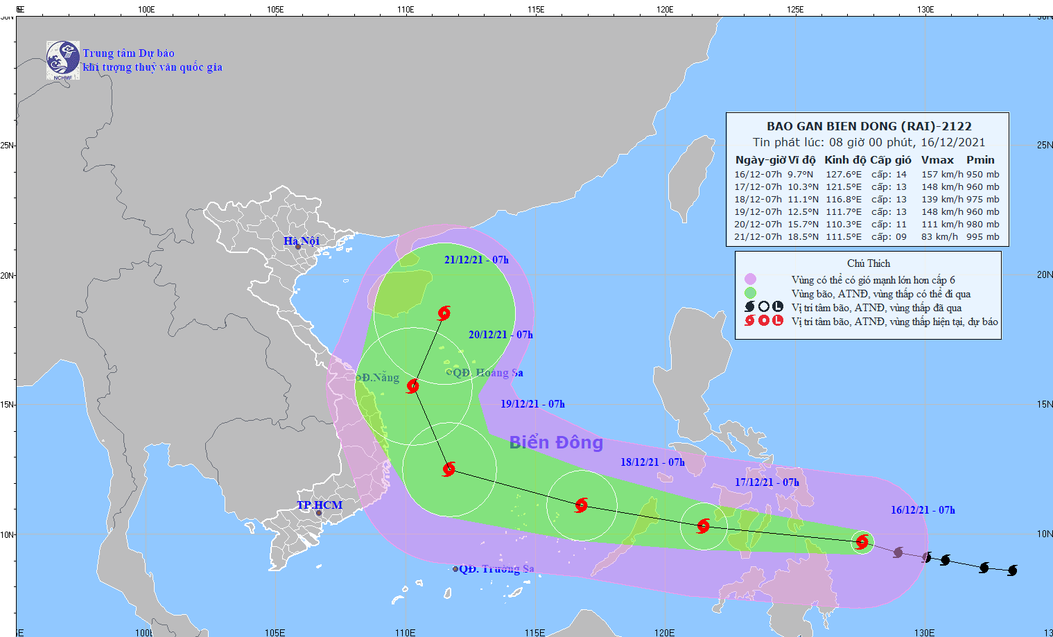 Bão nhiệt đới Rai bắt đầu đổ bộ vào Philippines - Ảnh 1.