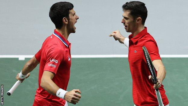 ĐT Serbia ngược dòng vào bán kết Davis Cup 2021 - Ảnh 2.