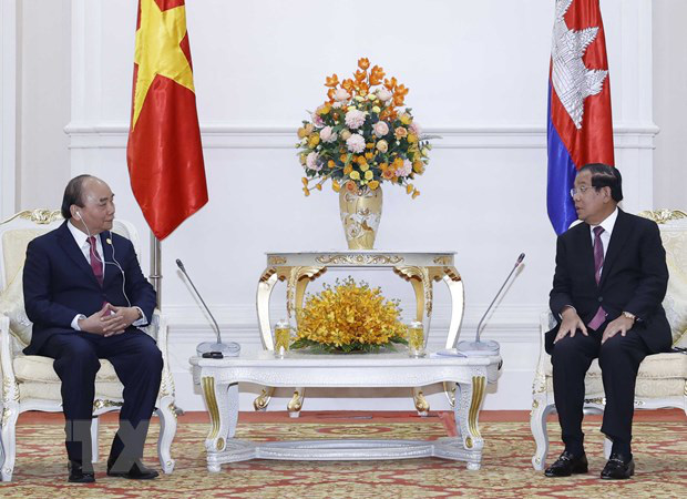 Tuyên bố chung Việt Nam - Campuchia nhân chuyến thăm của Chủ tịch nước - Ảnh 1.