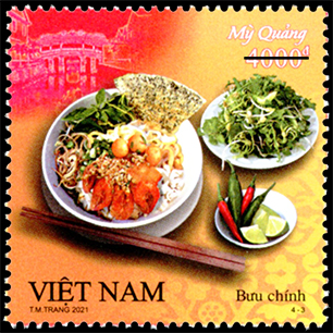 Bún bò Huế, miến lươn xuất hiện trong bộ tem Ẩm thực Việt Nam - Ảnh 3.