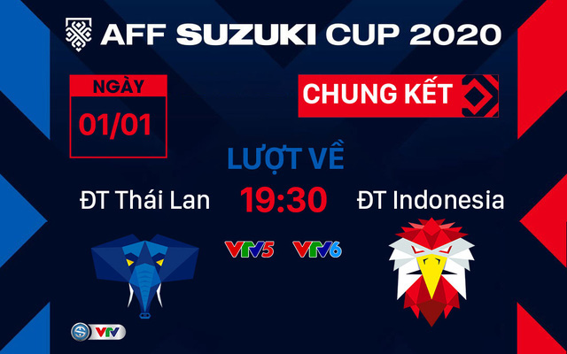 Lịch trực tiếp AFF Cup 2020 hôm nay, 29/12 | ĐT Indonesia - ĐT Thái Lan | 19h30 trên VTV5, VTV6 - Ảnh 2.