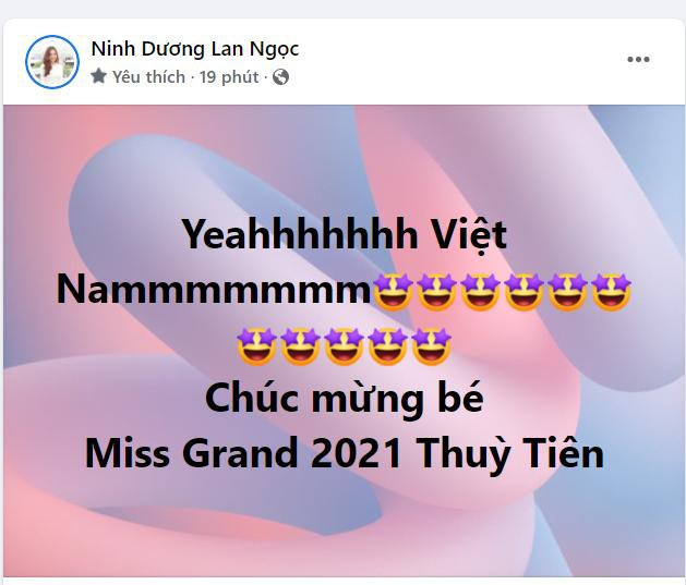 Dàn Hoa hậu, Á hậu, sao Việt rần rần chúc mừng Thùy Tiên - Ảnh 11.