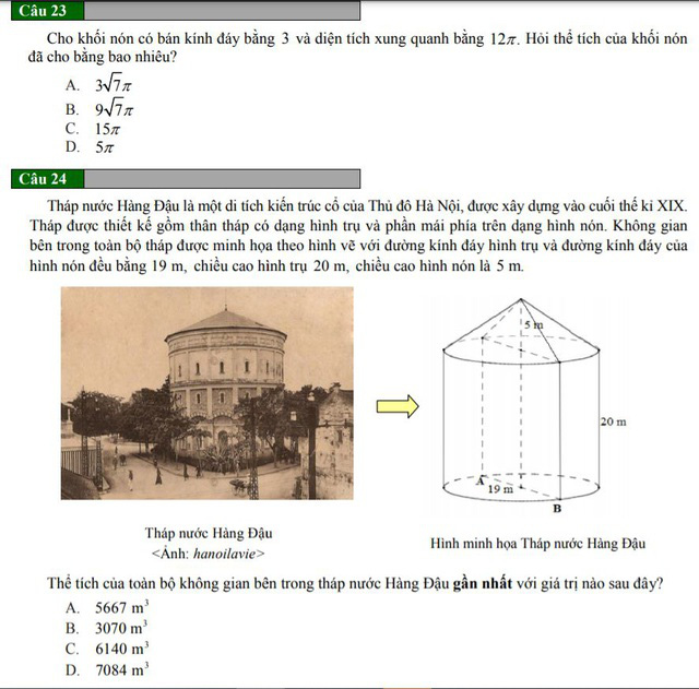 3 phần trong đề thi tham khảo đánh giá năng lực học sinh 2021 của ĐHQG Hà Nội - Ảnh 2.