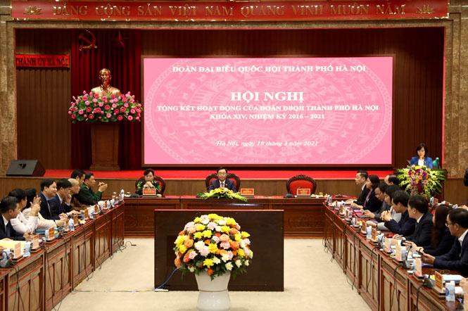 
General view of the conference. (Photo: Hanoimoi)
