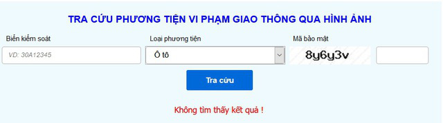 Những cách giúp tra thông tin phạt nguội phương tiện ngay tại nhà - Ảnh 4.