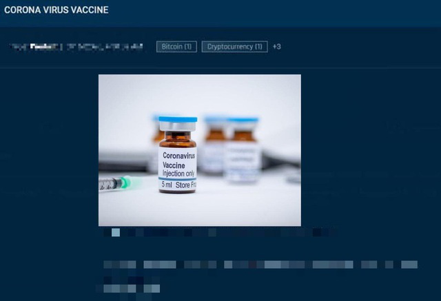 Vaccine COVID-19 rao bán ở chợ đen giá 1.000 USD/liều - Ảnh 1.