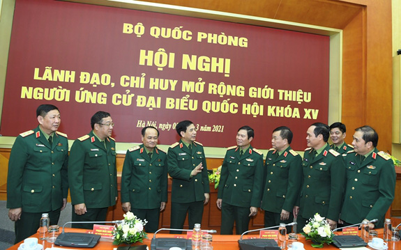 2 Thứ trưởng Bộ Quốc phòng được giới thiệu ứng cử đại biểu Quốc hội khóa XV - Ảnh 2.