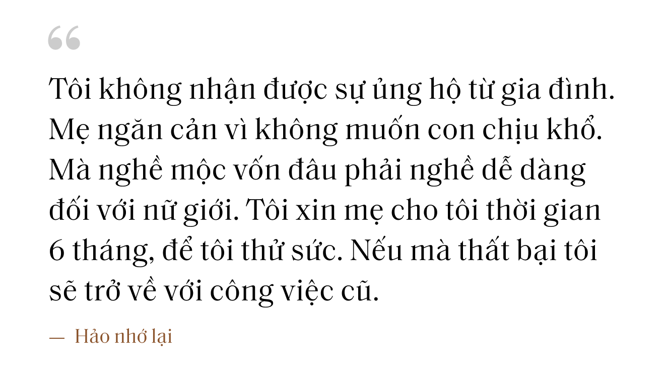 Cô thợ mộc Nguyễn Thị Hảo: Sáng tạo là sự sẻ chia - Ảnh 4.