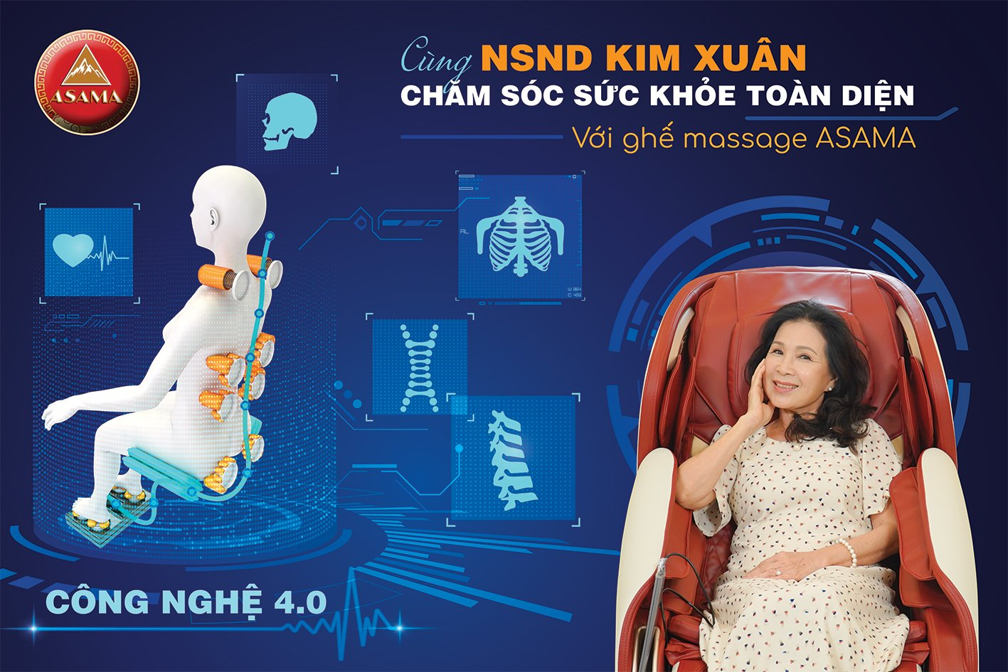 Đột ph&aacute; c&ocirc;ng nghệ 4.0 với ghế massage ASAMA - Ảnh 3.