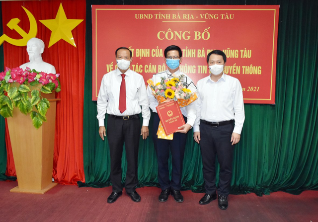 Ông Lê Văn Tuấn giữ chức Giám đốc Sở Thông tin - Truyền thông tỉnh Bà Rịa - Vũng Tàu - Ảnh 1.