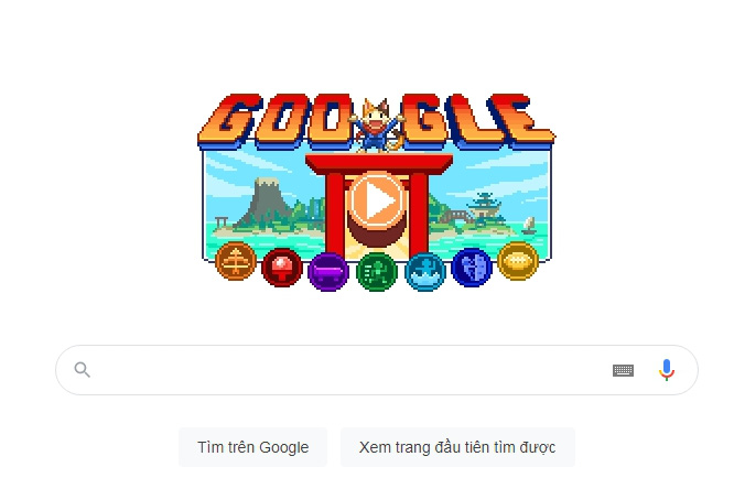 Google ch&agrave;o mừng Olympic Tokyo 2020 bằng doodle đặc biệt - Ảnh 1.