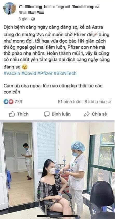 Thanh tra Bộ Y tế: Hoa khôi khoe tiêm vaccine Pfizer đưa tin sai sự thật - Ảnh 1.