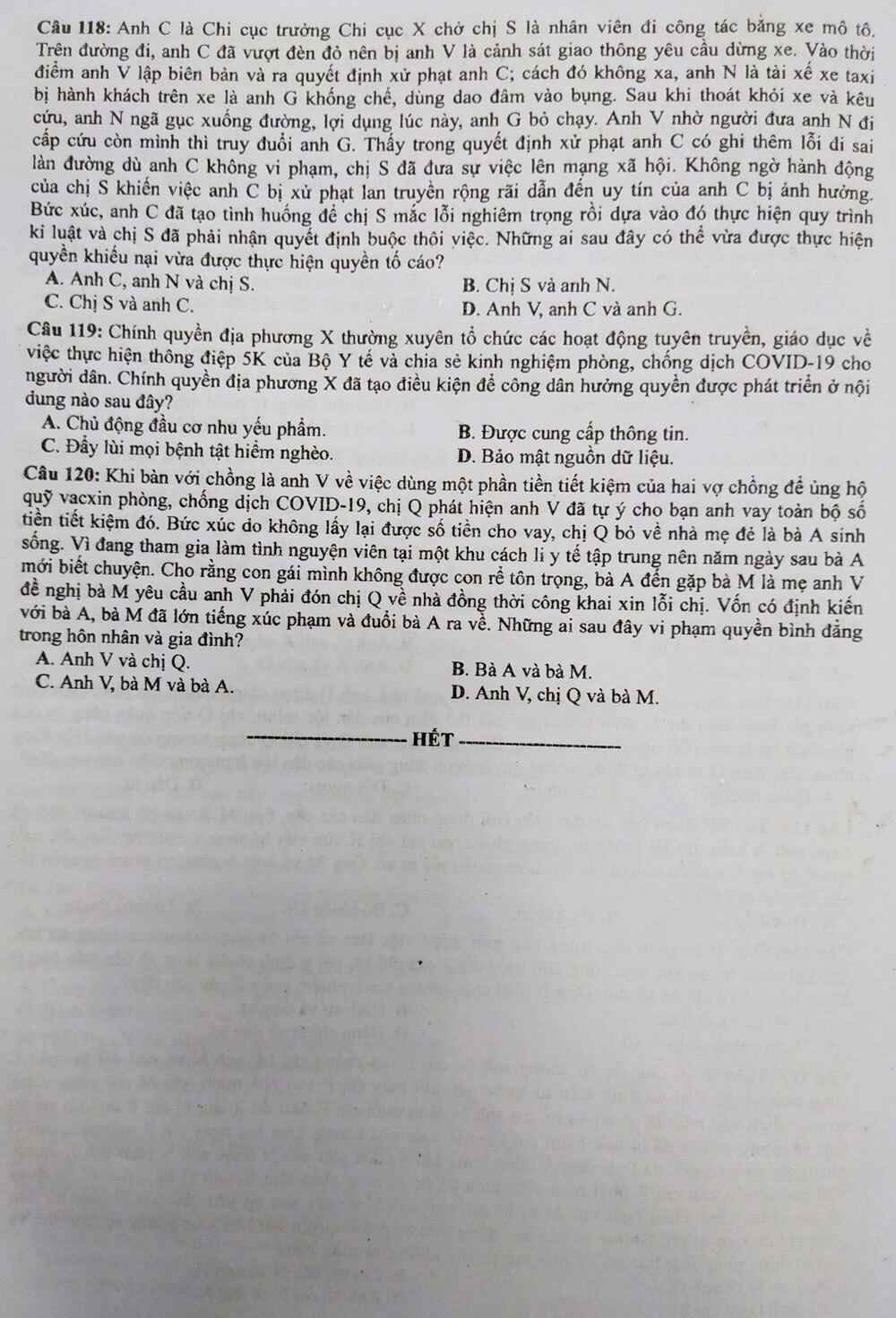 Gợi &yacute; đ&aacute;p &aacute;n b&agrave;i thi Khoa học x&atilde; hội kỳ thi tốt nghiệp THPT năm 2021 - Ảnh 14.