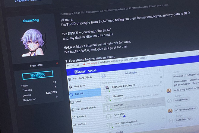 Hacker báo giá 290.000 USD cho mã nguồn của BKAV - Ảnh 2. Hacker báo giá 290.000 USD cho mã nguồn của BKAV - Ảnh 2.