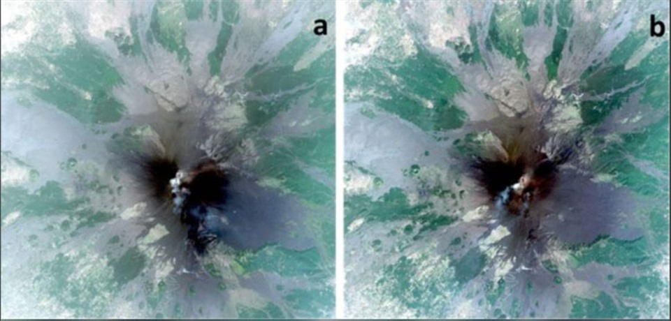 N&uacute;i lửa hoạt động mạnh nhất ch&acirc;u &Acirc;u cao hơn h&agrave;ng chục m&eacute;t sau 6 th&aacute;ng - Ảnh 2.