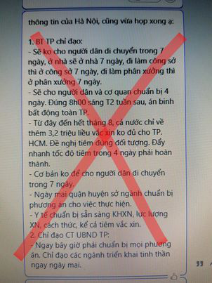 Hà Nội bác bỏ tin đi làm 7 ngày, ở nhà 7 ngày, án binh bất động toàn thành phố - Ảnh 1.