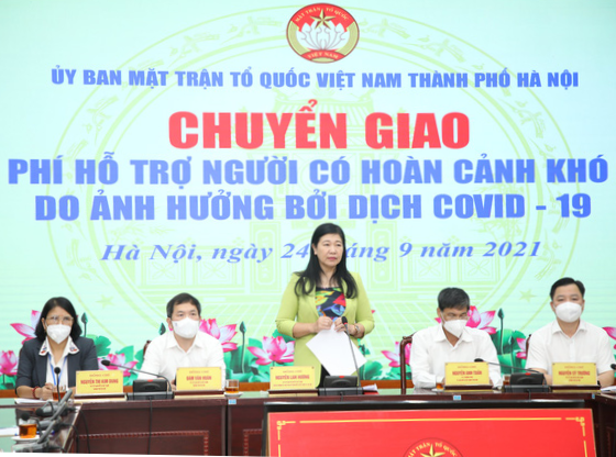 Hà Nội: Chuyển giao hơn 85 tỷ đồng để hỗ trợ 171.000 người gặp khó khăn vì COVID-19 - Ảnh 1.