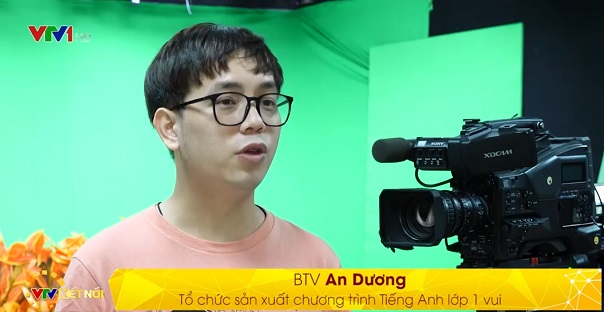 Khám phá hậu trường ghi hình của Tiếng Anh lớp 1 vui trên VTV7 - Ảnh 1.