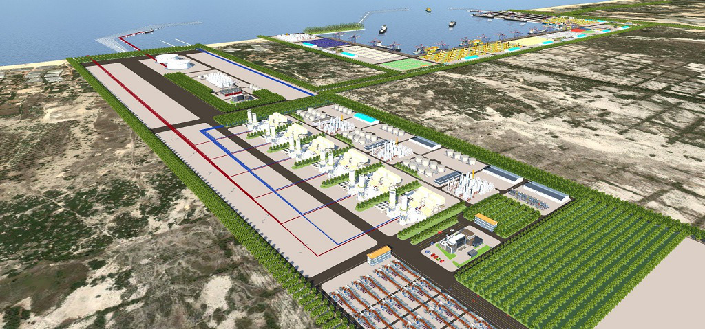 
Perspective of the Hai Lang LNG Power Centre project, Quang Tri.
