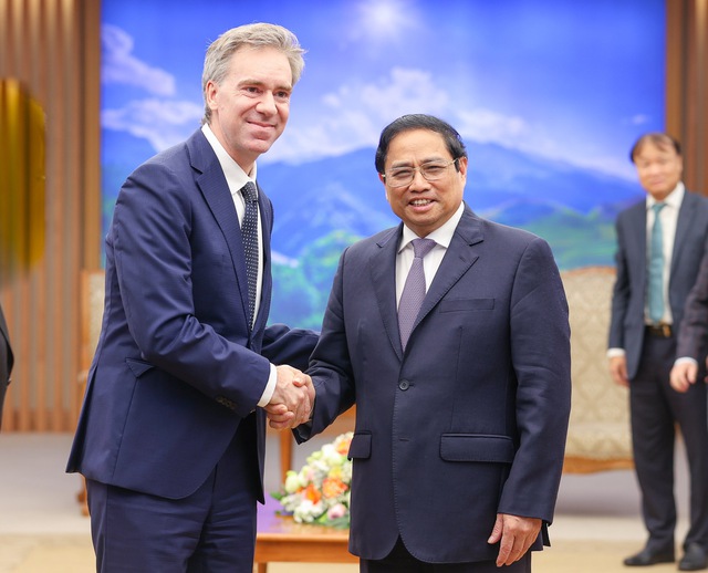 Thủ tướng tiếp l&atilde;nh đạo tập đo&agrave;n năng lượng h&agrave;ng đầu thế giới - Ảnh 1.