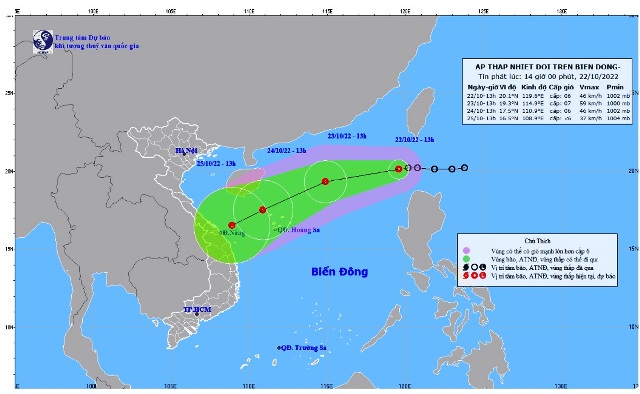 Chủ động ứng phó với áp thấp nhiệt đới trên Biển Đông - Ảnh 1.