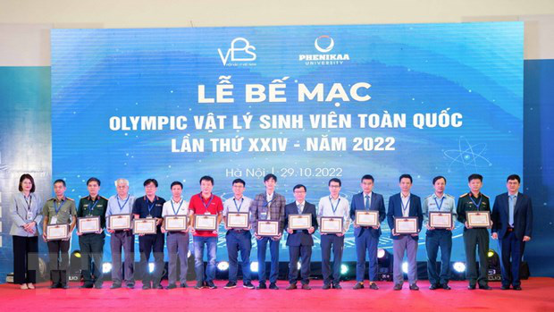 Bế mạc Olympic Vật lý sinh viên toàn quốc lần thứ 24 năm 2022 - Ảnh 1.