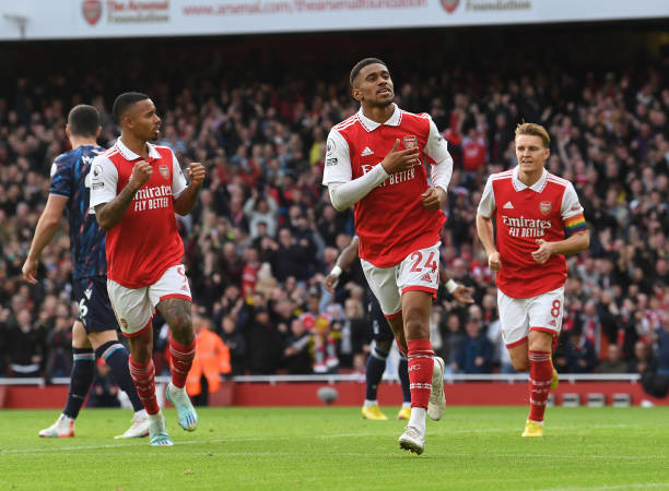 Arsenal 5-0 Nottingham Forest: Saka chấn thương, Nelson rực sáng   - Ảnh 2.