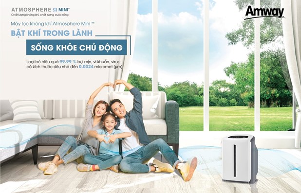 Sống khỏe chủ động với máy lọc không khí Atmosphere Mini™ từ Amway - Ảnh 3.