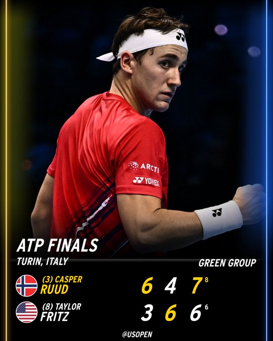 Casper Ruud vào bán kết ATP Finals - Ảnh 1.