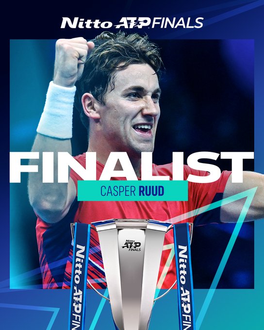 Casper Ruud giành quyền vào chung kết ATP Finals - Ảnh 1.