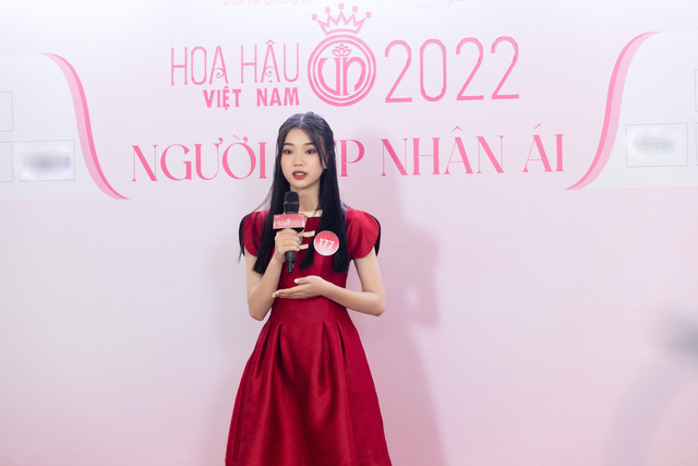 Thí sinh Hoa hậu Việt Nam 2022 thi Người đẹp Nhân ái - Ảnh 9.