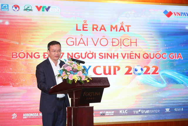 12 trường tranh tài tại Giải bóng đá 7 người sinh viên quốc gia 2022 - Ảnh 1.