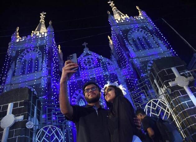 
Apart from Christians, people from other communities, too, took to the streets, visiting churches. (PTI)
