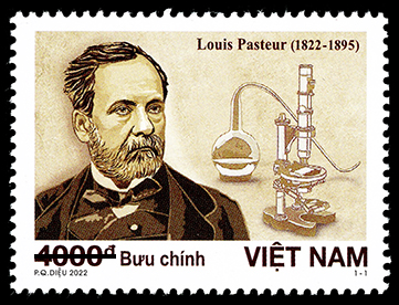 Phát hành bộ tem kỷ niệm 200 năm sinh nhà khoa học Louis Pasteur - Ảnh 1.
