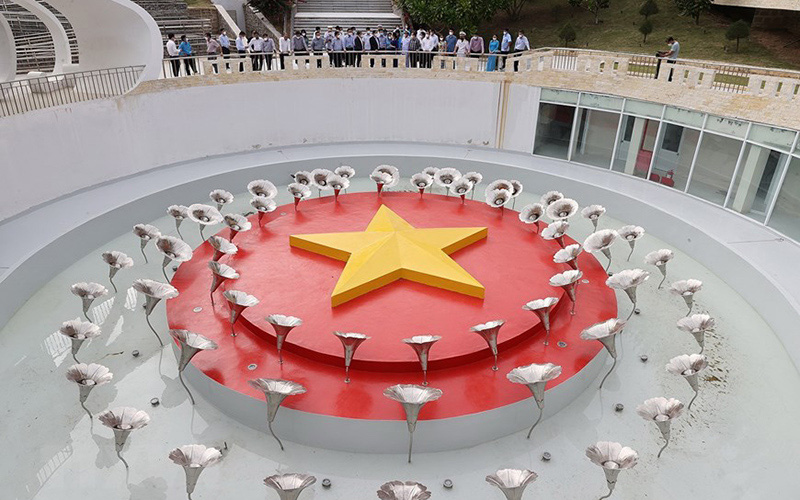 
The Gac Ma soldiers’ memorial site
