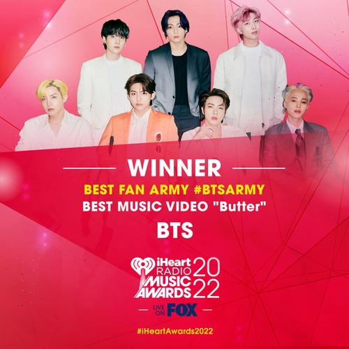 BTS giành hai giải thưởng tại iHeartRadio Music Awards - Ảnh 1.