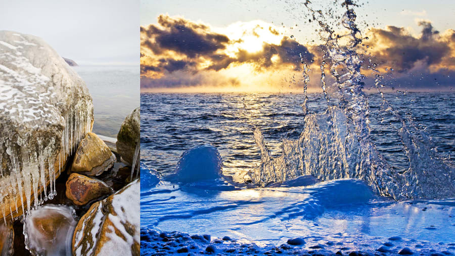 Hồ Baikal trong mùa băng giá - vẻ đẹp kỳ vĩ độc đáo của thiên nhiên - Ảnh 2. Hồ Baikal trong mùa băng giá - vẻ đẹp kỳ vĩ độc đáo của thiên nhiên - Ảnh 2.